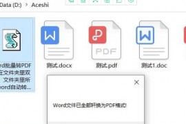 Word批量转PDF工具 v1.0 PC绿色便携版