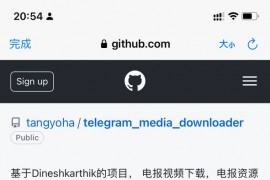 能一键下载telegram频道所有文件的工具，有需要的可以看下