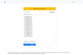 免费Gmail点号技巧生成器 一键生成成多个Gmail账户-Free Gmail Dot Trick Generator